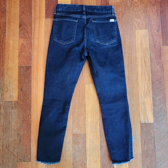 7 For All Mankind "JEN7" Dark Wash Ankle Skinny Jeans Size 4 - Picture 12 of 16